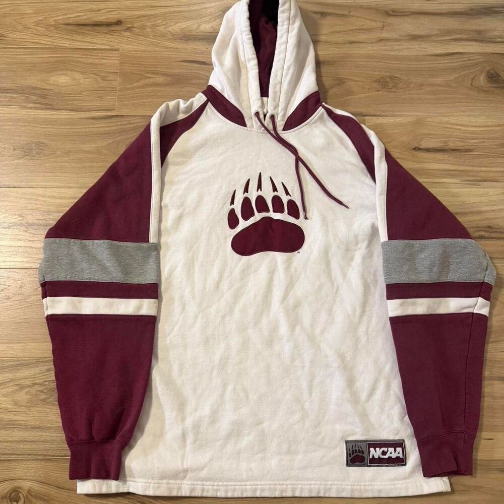 Vintage 00s NCAA Montana Grizzlies Embroidered College Sports hoodie Size Large